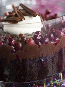 Nigella Lawson's Chocolate Cherry Trifle
