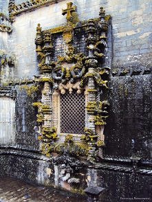 okno kapitularza
styl manueliński (gotyk)
Klasztor Zakonu Chrystusa w Tomarze