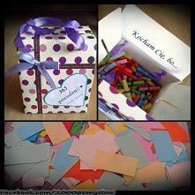 kocham cię bo...-pomysł na ...