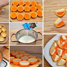 pomarańczowe galaretki w skórkach :D