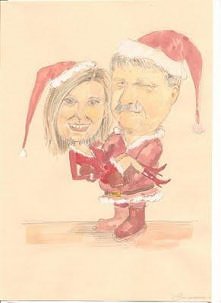 Świąteczna karykatura ;) Zapraszam na bloga ilikeeverythingg.blogspot.com