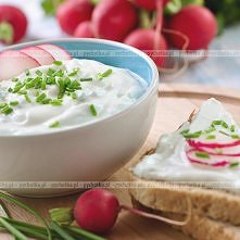 Twarożek na kanapki z rzodkiewką