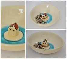 Ceramiczna miseczka na biżuterię.