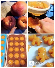 Domowe żelki :D 

Przepis : 

Oto składniki:
1 mango
2 brzoskwinie
50 ml wody
sok z 1/3 cytryny
2 łyżeczki syropu z agawy lub miodu
6 łyżeczek żelatyny

Przygotowanie : 
Owoce p...