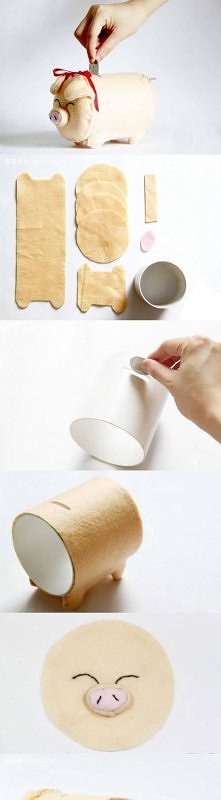 Świnka skarbonka DIY