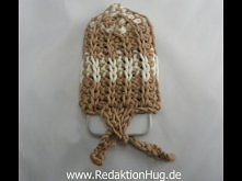 Tunesisch Häkeln - Rippenmuster in Runden - Mütze für iPhone