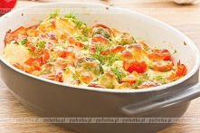 Warzywa zapiekane czosnkiem pachnące