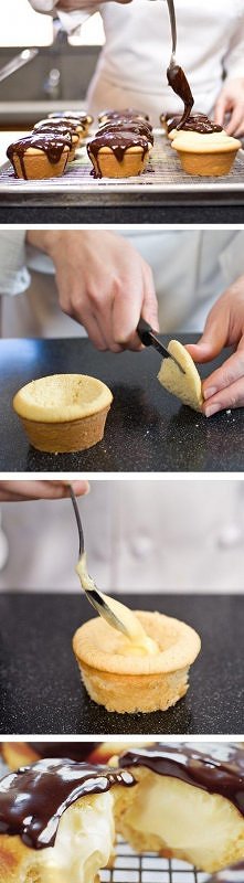 Ciekawy pomysł na babeczki ...