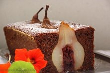 Gruszki w czekoladowym ciescie