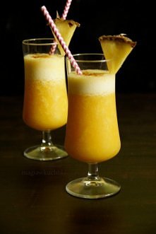 Składniki:
(3 porcje)

1 świeży ananas
sok z 1 pomarańczy
łyżka miodu
1/2 szklanki wody 
Koktajl jest bardzo, bardzo prosty i tak samo pyszny. Najpierw trzeba dojrzałego ananasa...