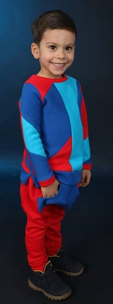 Bluza szyta z kawałków o wybranej kolorystyce 79zł
Spodnie z kieszonką kangurką 79zł
Komplet 149zł
Zapraszamy na facebooka: MAMI fashion for baby. Szycie na zamówienie