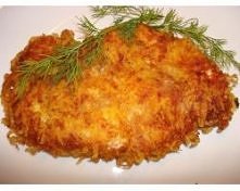 Pierś kurczaka w serowym kożuszku