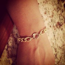 Chunky Clear Stone Bracelet