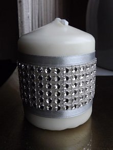 świeczka glamour :)