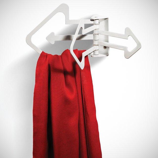 Wall-Mount Hinged Multi Hook