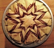 Drożdżówka z nutellą