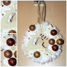 kolejny wianek z mojej kolekcji :)
mam nadzieje że stanie się dla was inspiracją do nadchodzących świąt :)