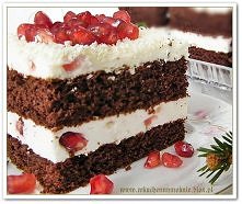 Piernik biszkoptowy z kremem śmietanowym i owocem granatu

 (przepis po kliknięciu w zdjęcie)