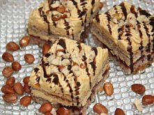 Ciasto orzechowo - karmelowe