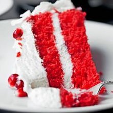 Red Coconut Cake