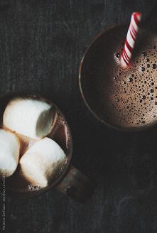 Gorąca czekolada z piankami mm