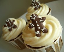Urocze świąteczne muffinki ;3
