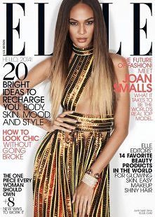 Joan Smalls in Elle US January 2014