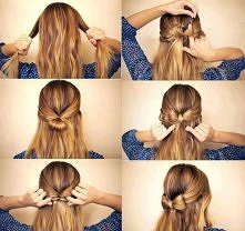 kokarda z włosów :)