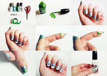 śnieżne paznokcie ;p