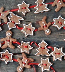 Łancuch np. na choinke z ci...