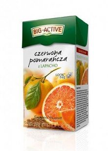 Big-Active Czerwona pomarańcza z lapacho 20TBx2,2g

Słodki i orzeźwiający smak czerwonej pomarańczy, idealnie skomponowany z subtelną waniliową nutą kory lapacho. Wyjątkowo smac...