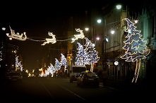 przyozdobione miasto