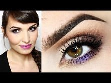 *FIOLET I ZŁOTO* - Makijaż Dzienny w Kolorze