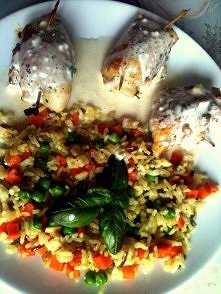 Roladki z piersi kurczaka z...