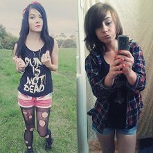 Nie mamy ogólnie wybranego stylu. Nosimy to co nam się podoba ;)