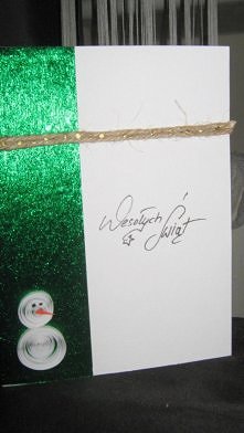 Kartka świąteczna/ bożonarodzeniowa - quilling