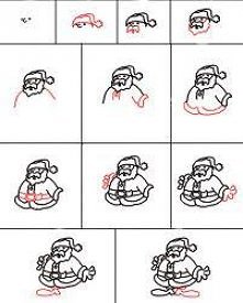 Jak rysować Mikołaja krok, po kroku..