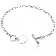 Srebrna Bransoletka Serdusz...