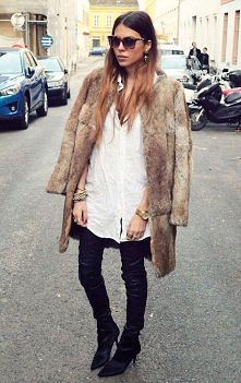 Do czego nosić futerko - inspiracje