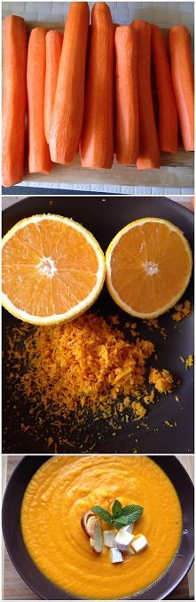 Krem marchewkowy z pomarańc...