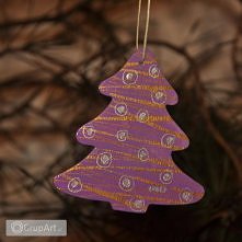 drewniana zawieszka na choi...