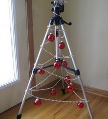 statyw też choinka.