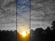 'Pewnego dnia oglądałem zachód słońca czterdzieści trzy razy - powiedział Mały Książę, a w chwilę później dodał - Wiesz , gdy jest bardzo smutno, to kocha się zachody słońc...