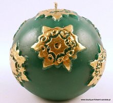 Świeca zapachowa kula, rzeźbiona na zewnątrz z motywem płatka śniegu, wykonana i zdobiona ręcznie, cudowne oświetlenie wnętrza na długą zimę, doskonale prezentuje się w zestawie...