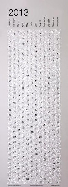 idealny dla dzieci, pomysł na prezent lub kalendarz adwentowy :) kalendarz z folii bąbelkowej