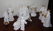 Wyszydełkowana stajenka :D