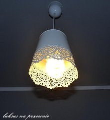 lampa z osłonki ikea