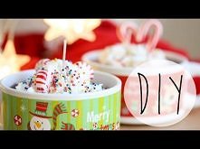 smaczne świeczki :) DIY Holiday Hot Cocoa Candles {Xmas Gift Idea}