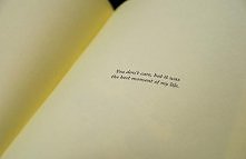 You don`t care...