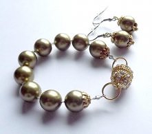 Komplet z perły Seashell